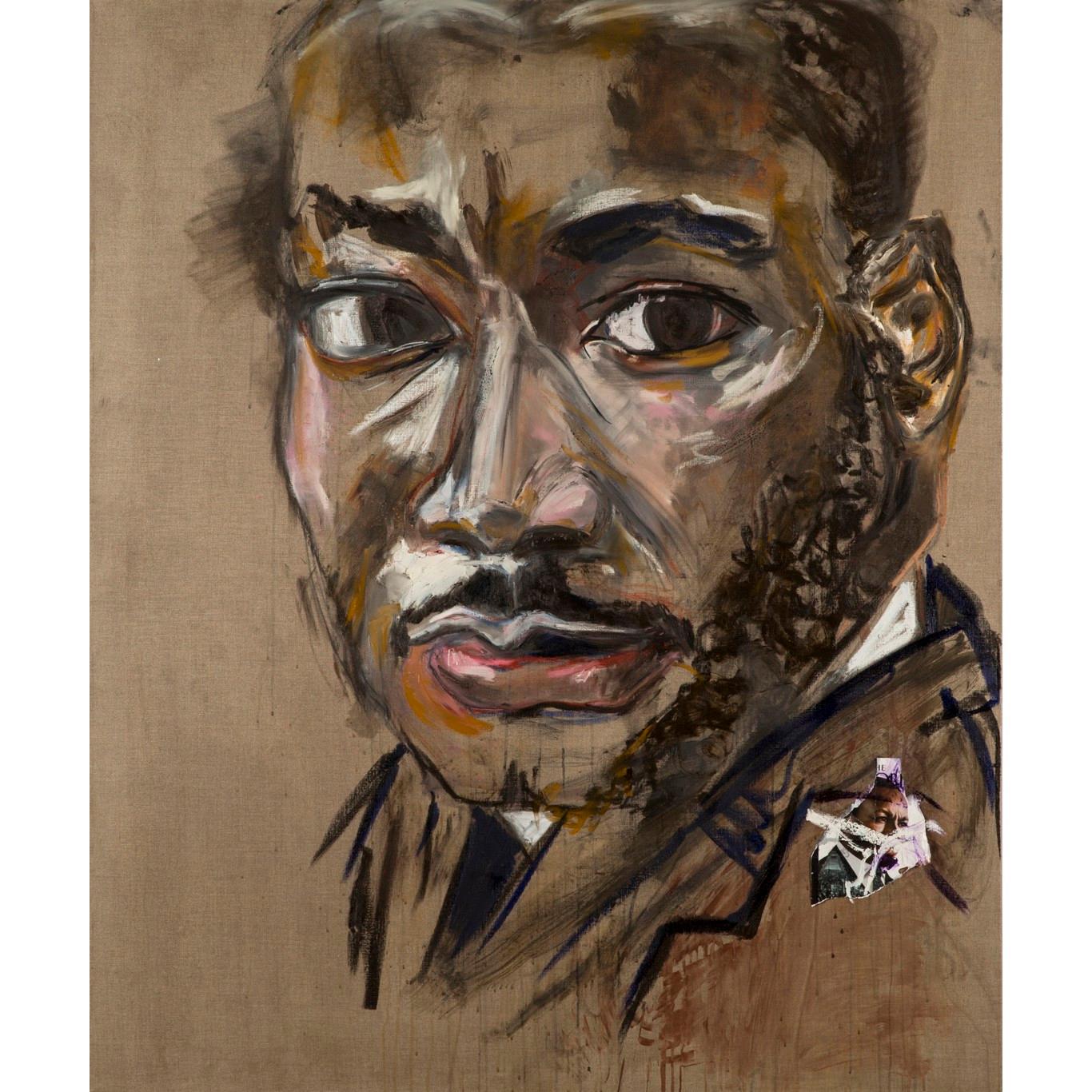 Karen Schwartz Portrait Painting - MLK 
