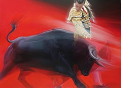 TORERO, Óleo sobre lienzo