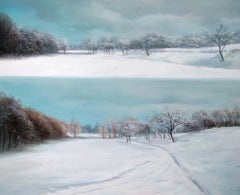 EQUILIBRIO INVERNAL, Óleo sobre lienzo