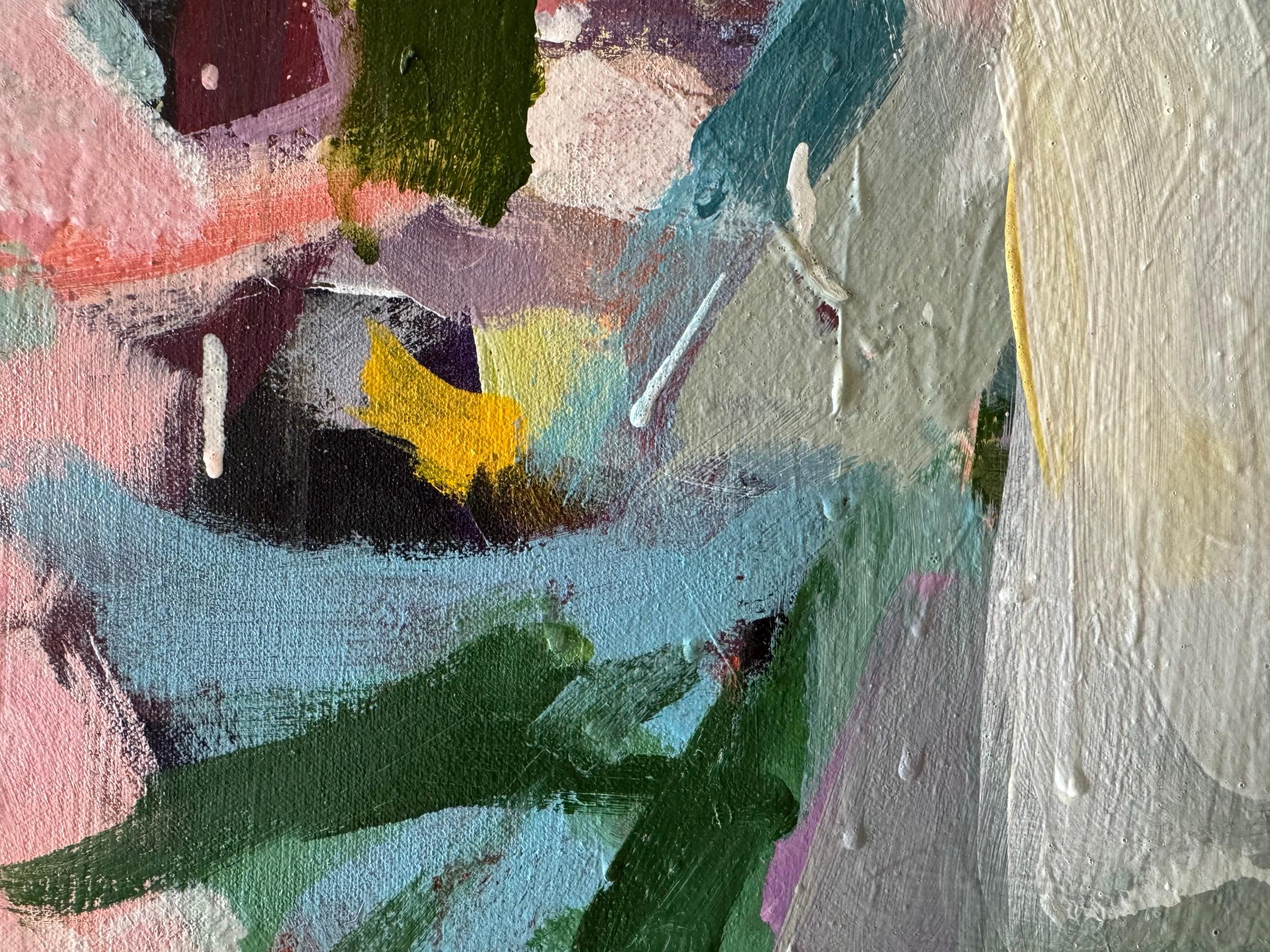 Parco Primavera di Pechino - Painting Astratto di Karen Silve