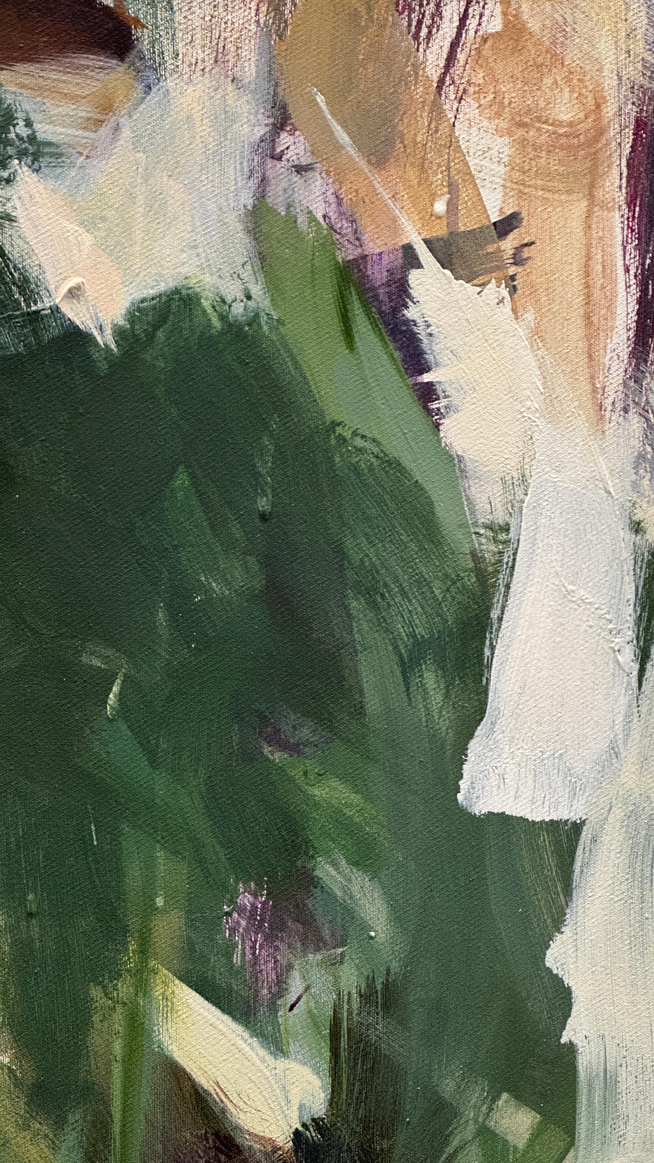 Un A Space convoité - Abstrait Painting par Karen Silve