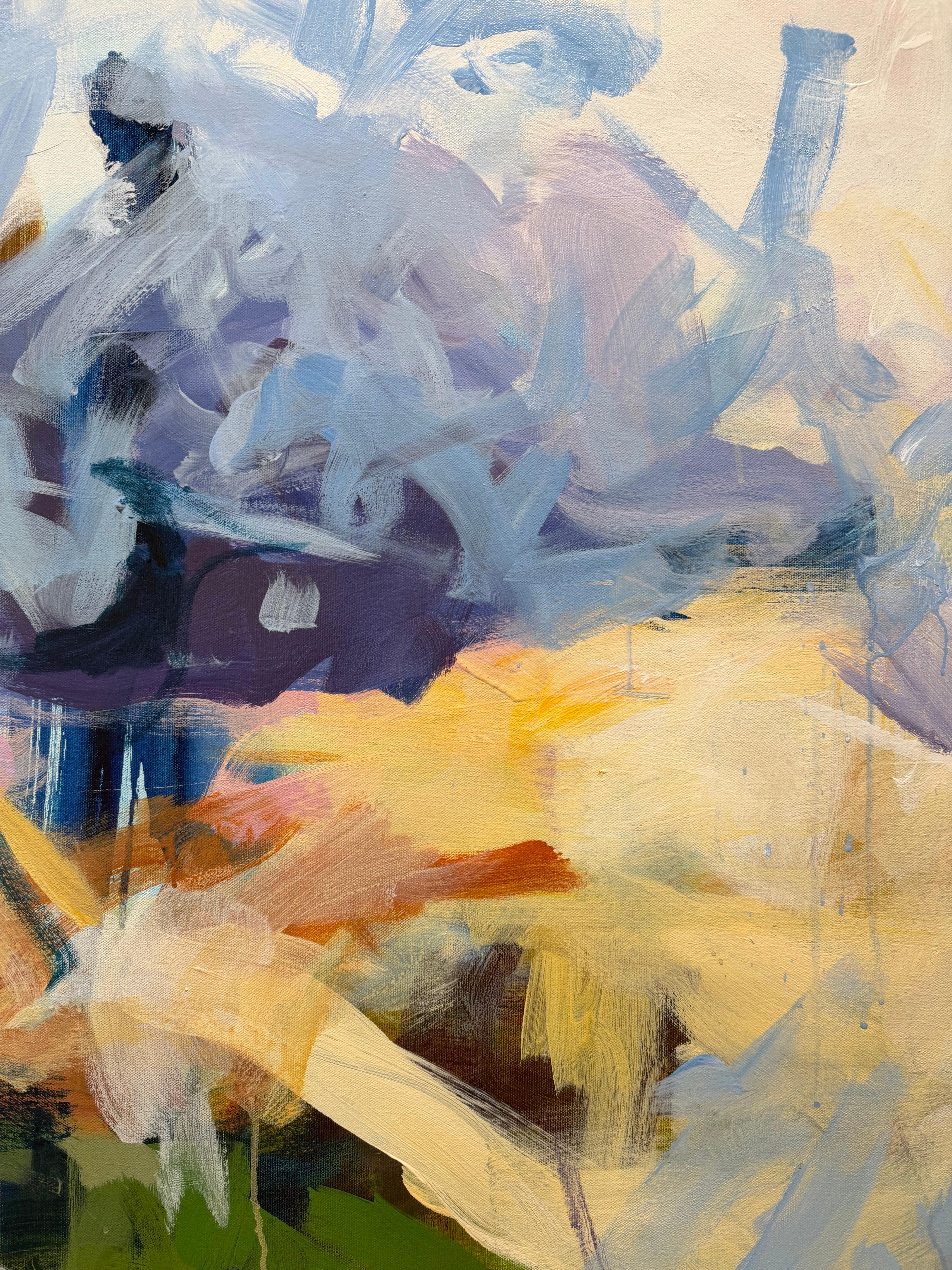 Karen Silve’s paintings are distillations of her emotions, impressions, and experiences in the realms of nature and culture. Surrounded by the scenic beauty of the Pacific Northwest and the countryside around her family home in Provence, France, she