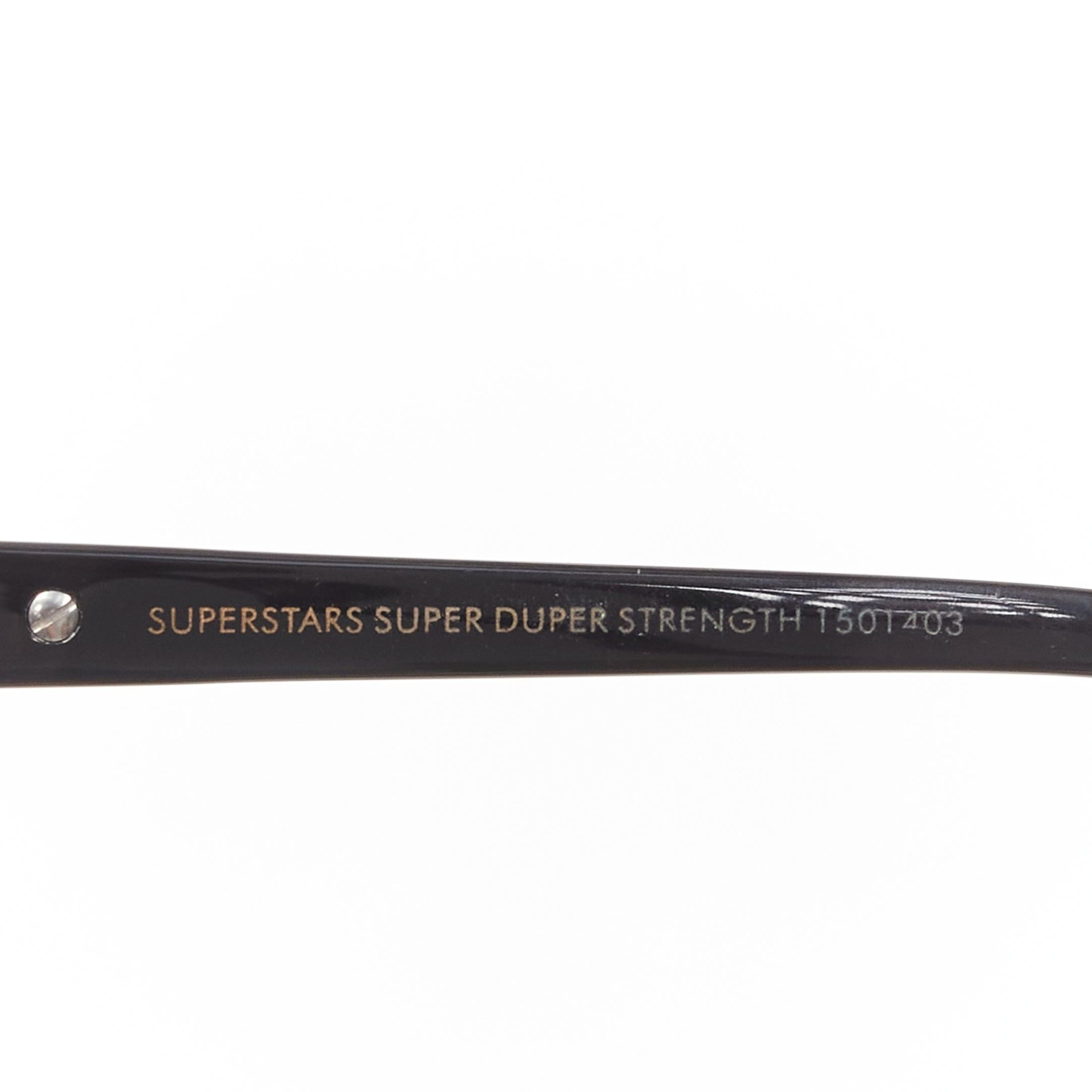KAREN WALTER Superstars Super Duper Strength 150403 black mirrored sungalsses For Sale 1