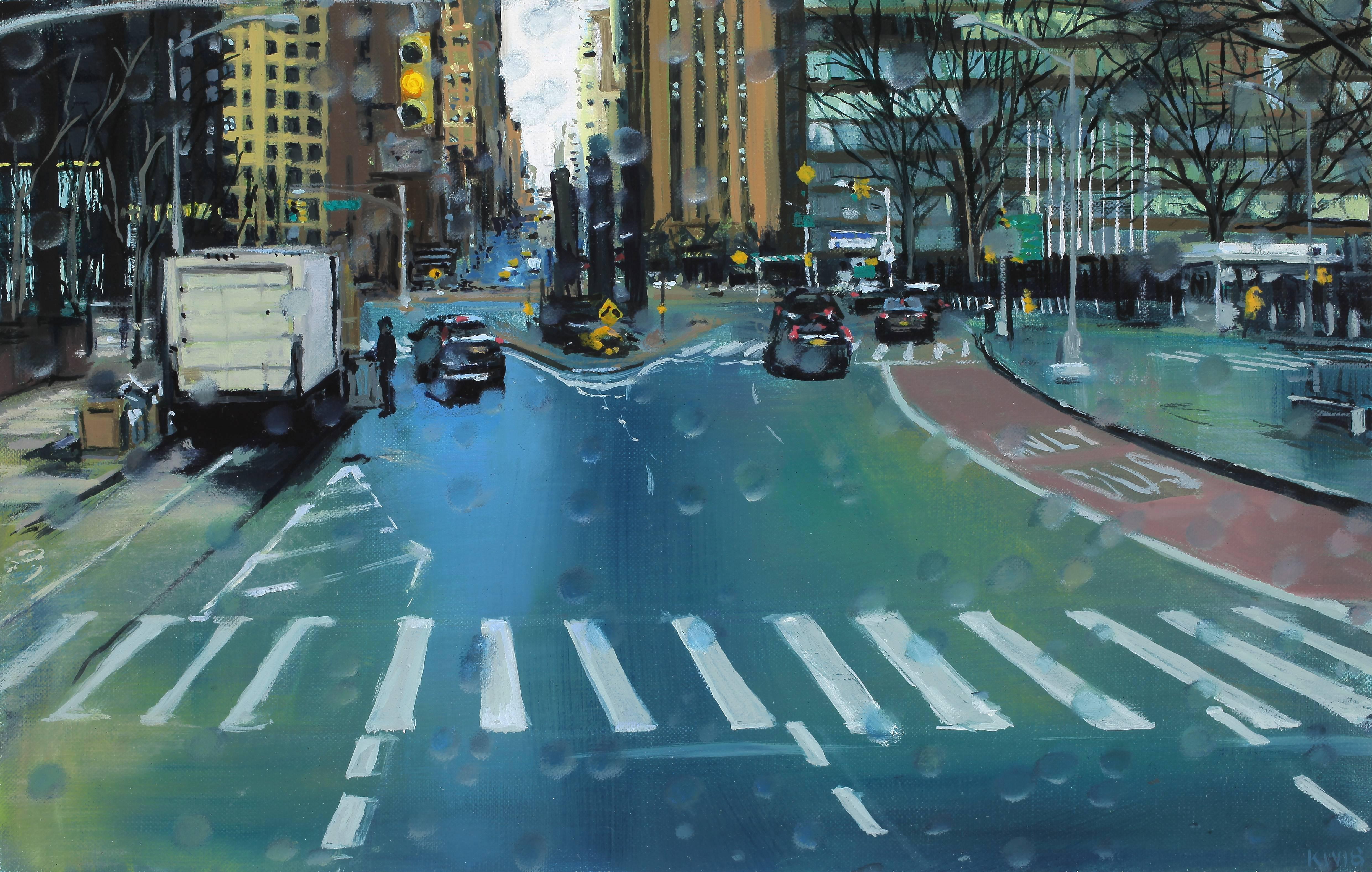 Karen Woods Landscape Painting -  1st Avenue