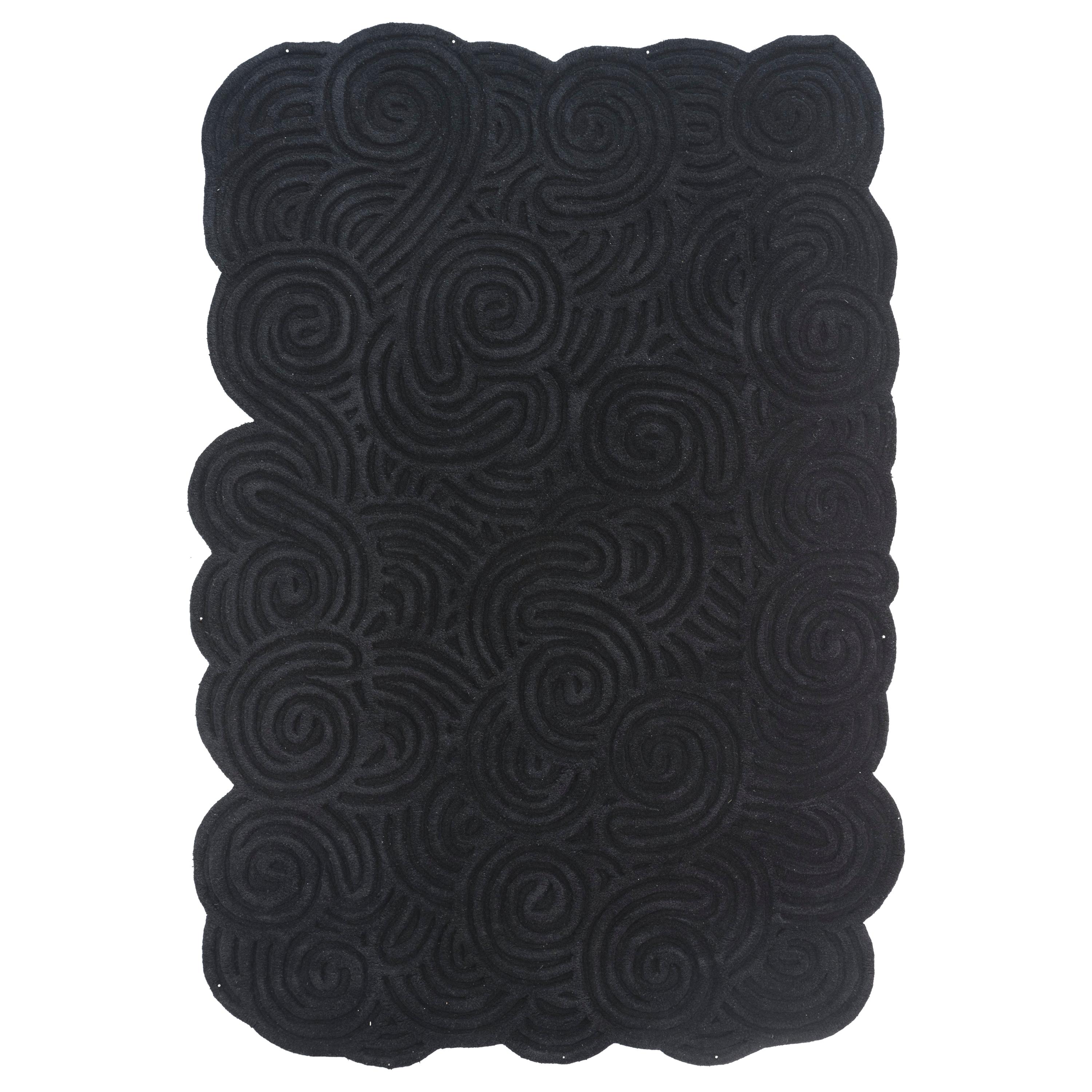 Karesansui Green Rectangular Large Rug by Matteo Cibic For Sale at 1stDibs