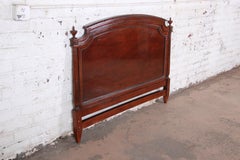 Karges Carved Mahogany Queen Size Headboard