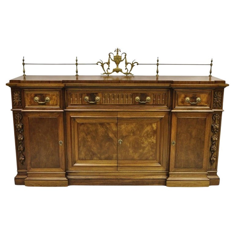 Karges French Neoclassical Style Mahogany Buffet Sideboard w