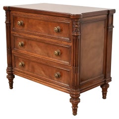 Karges French Regency Louis XVI Carved Mahogany Chest of Drawers