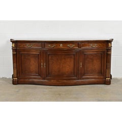Karges French Regency Louis XVI Carved Walnut and Parcel Gilt Sideboard