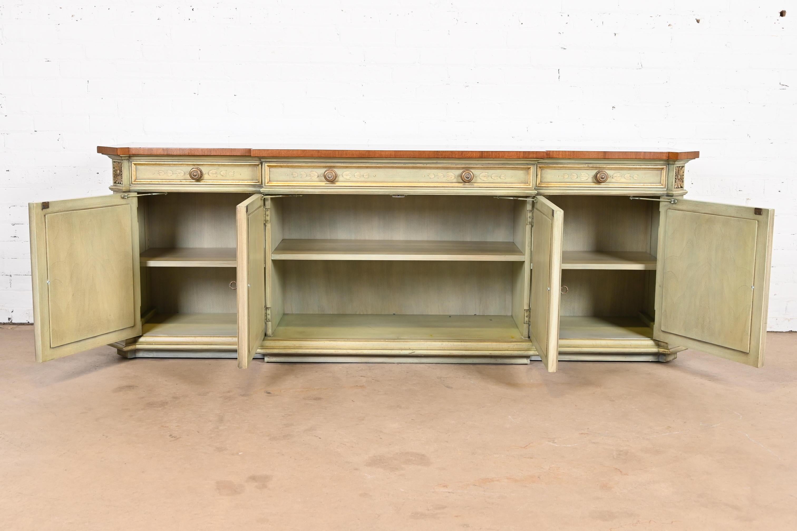 Karges French Regency Louis XVI Hand Painted Sideboard or Bar Cabinet 5