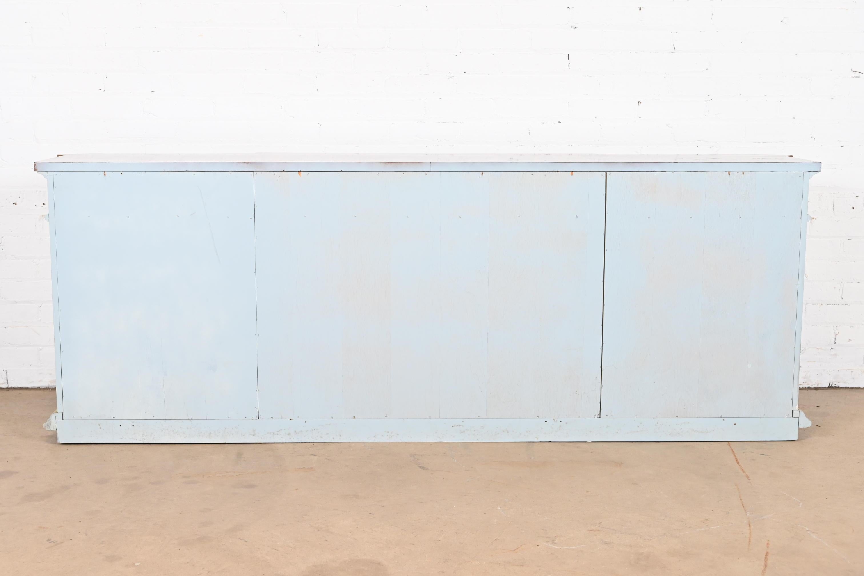 Karges French Regency Louis XVI Hand Painted Sideboard or Bar Cabinet 10