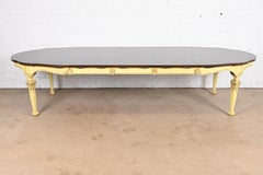 Karges French Regency Louis XVI Walnut Extension Dining Table, Newly Refinished