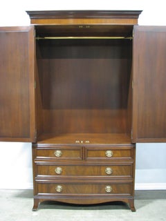 Karges Furniture Chippendale Style Mahogany Armoire