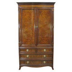 Vintage Karges Furniture Chippendale Style Mahogany Armoire