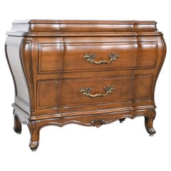 Karges Furniture French Provincial Burl Wood Top Nightstand