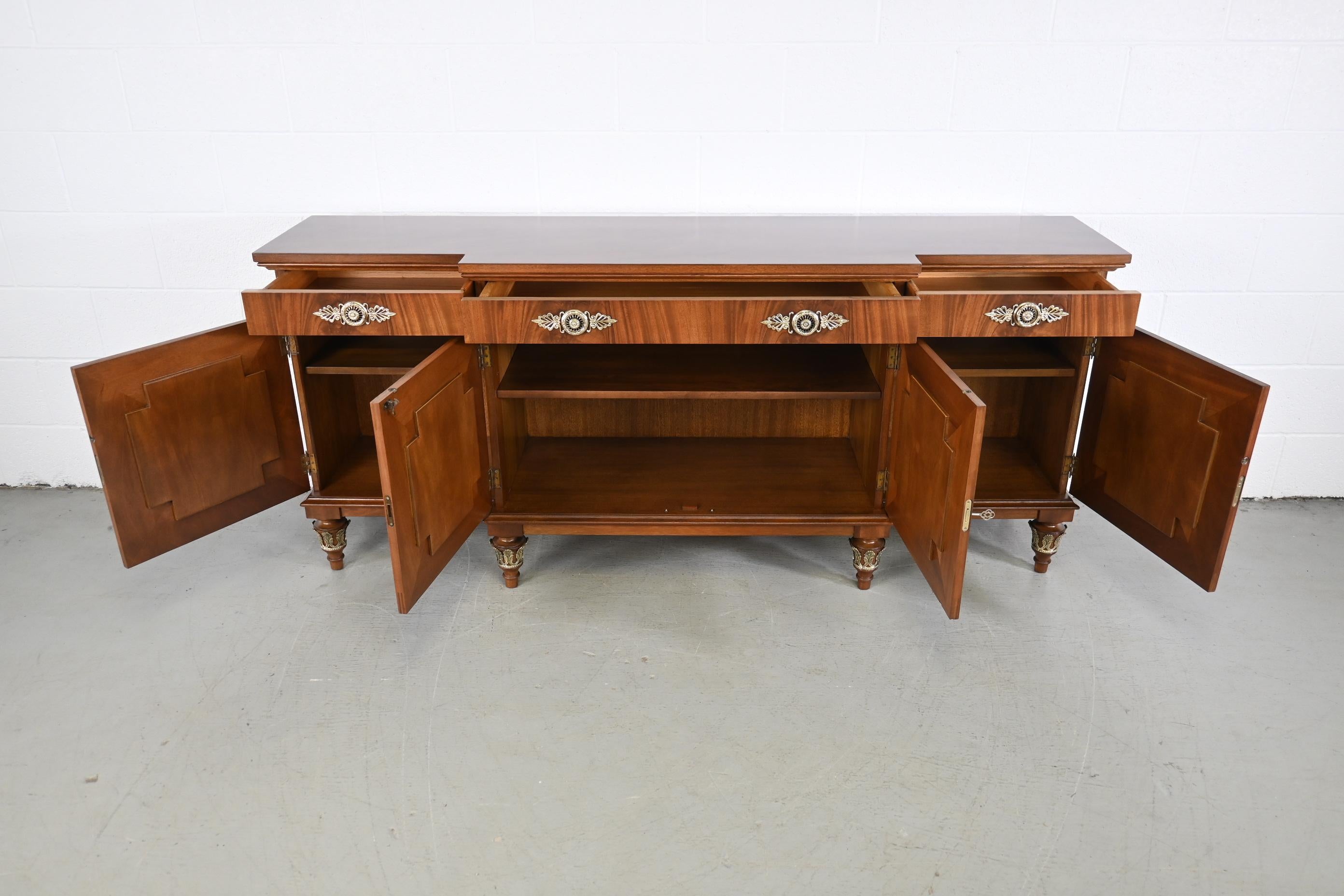 Karges Furniture French Regency Style Sideboard Credenza For Sale 1