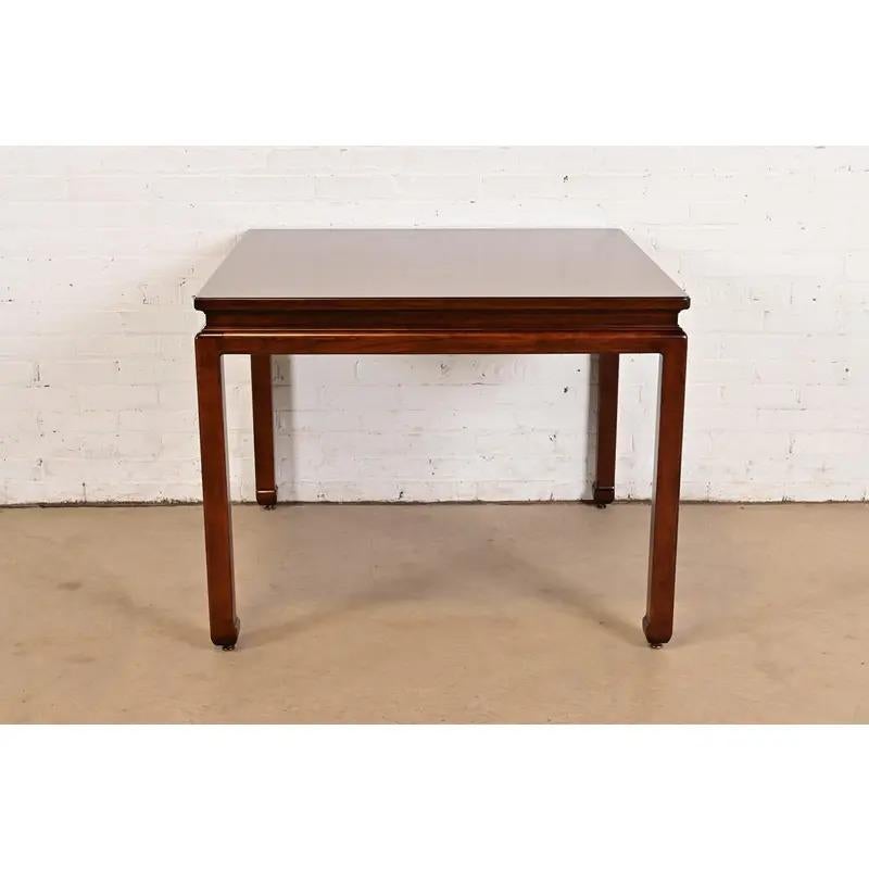 Karges Furniture Tavolo da gioco Hollywood Regency Chinoiserie, appena rifinito in vendita 5