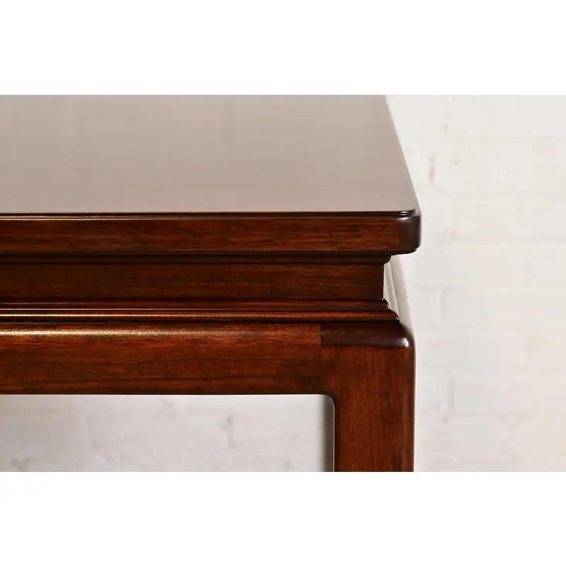 Noce Karges Furniture Tavolo da gioco Hollywood Regency Chinoiserie, appena rifinito in vendita