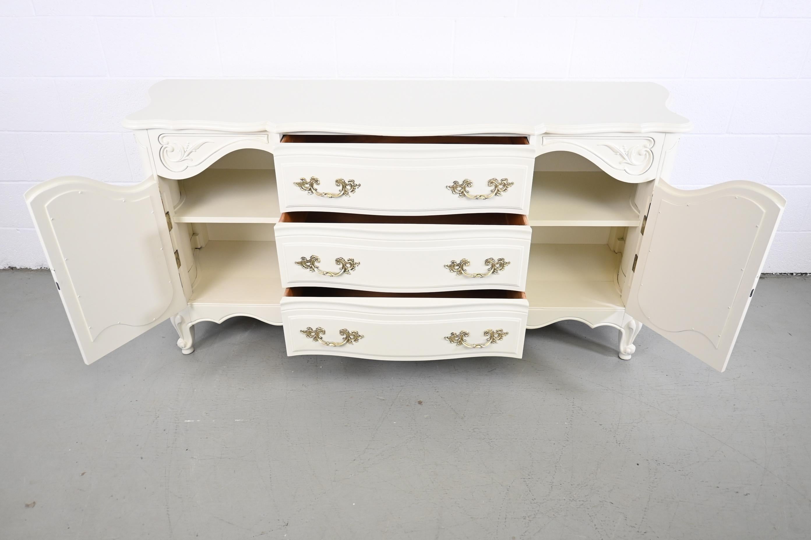Karges Furniture Louis XV French Provincial Credenza or Sideboard For Sale 6