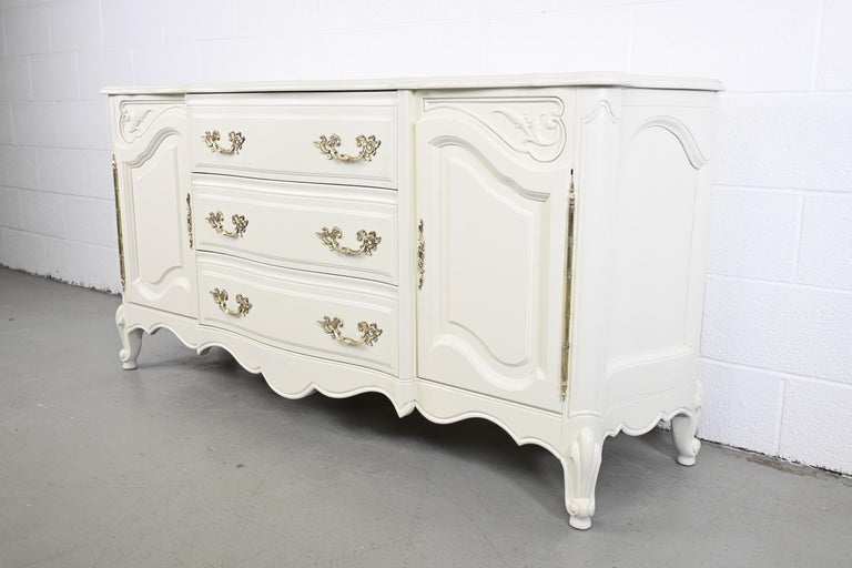 Karges Furniture Louis XV French Provincial Credenza or Sideboard For