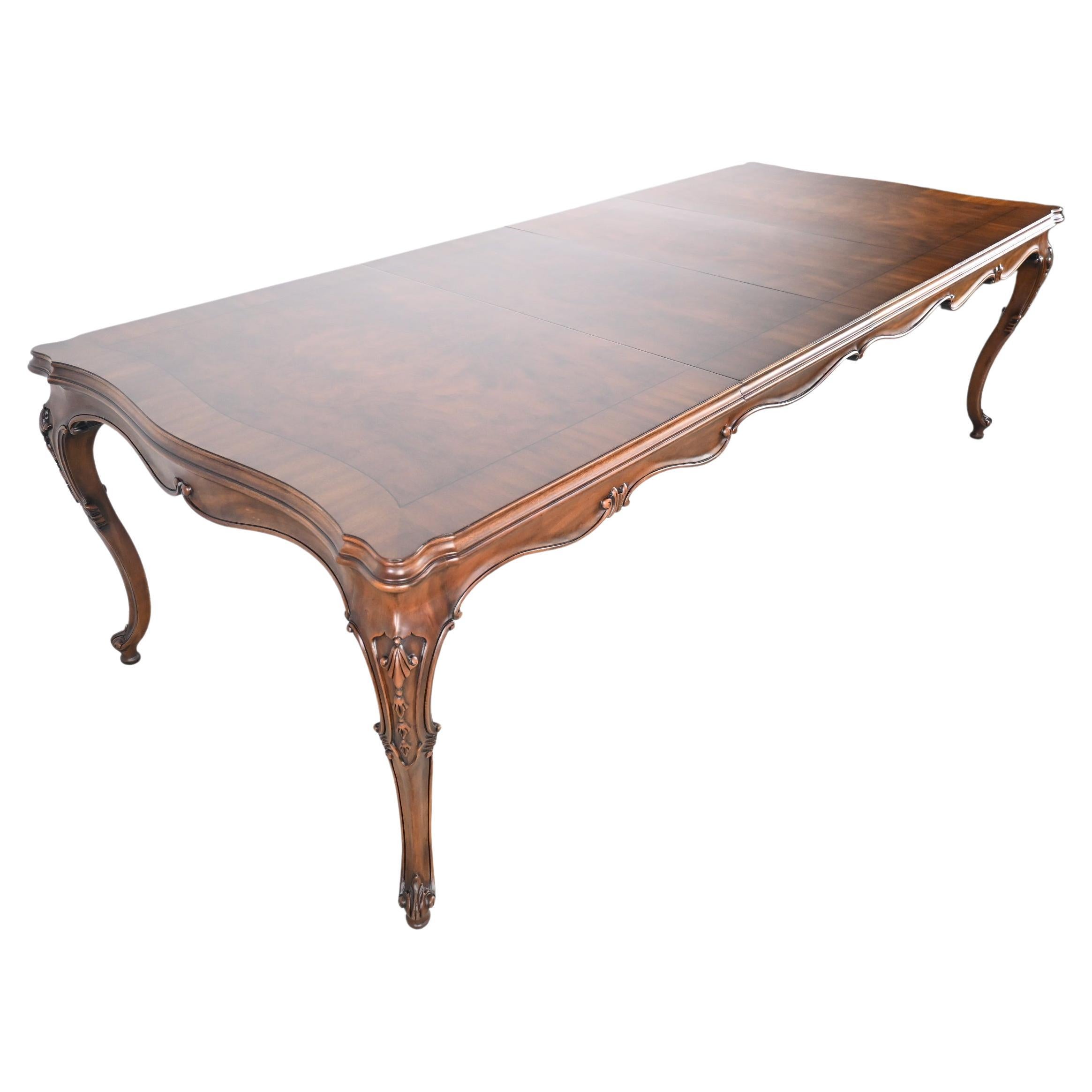 Karges Furniture Louis XV French Provincial Style Extension Dining Table