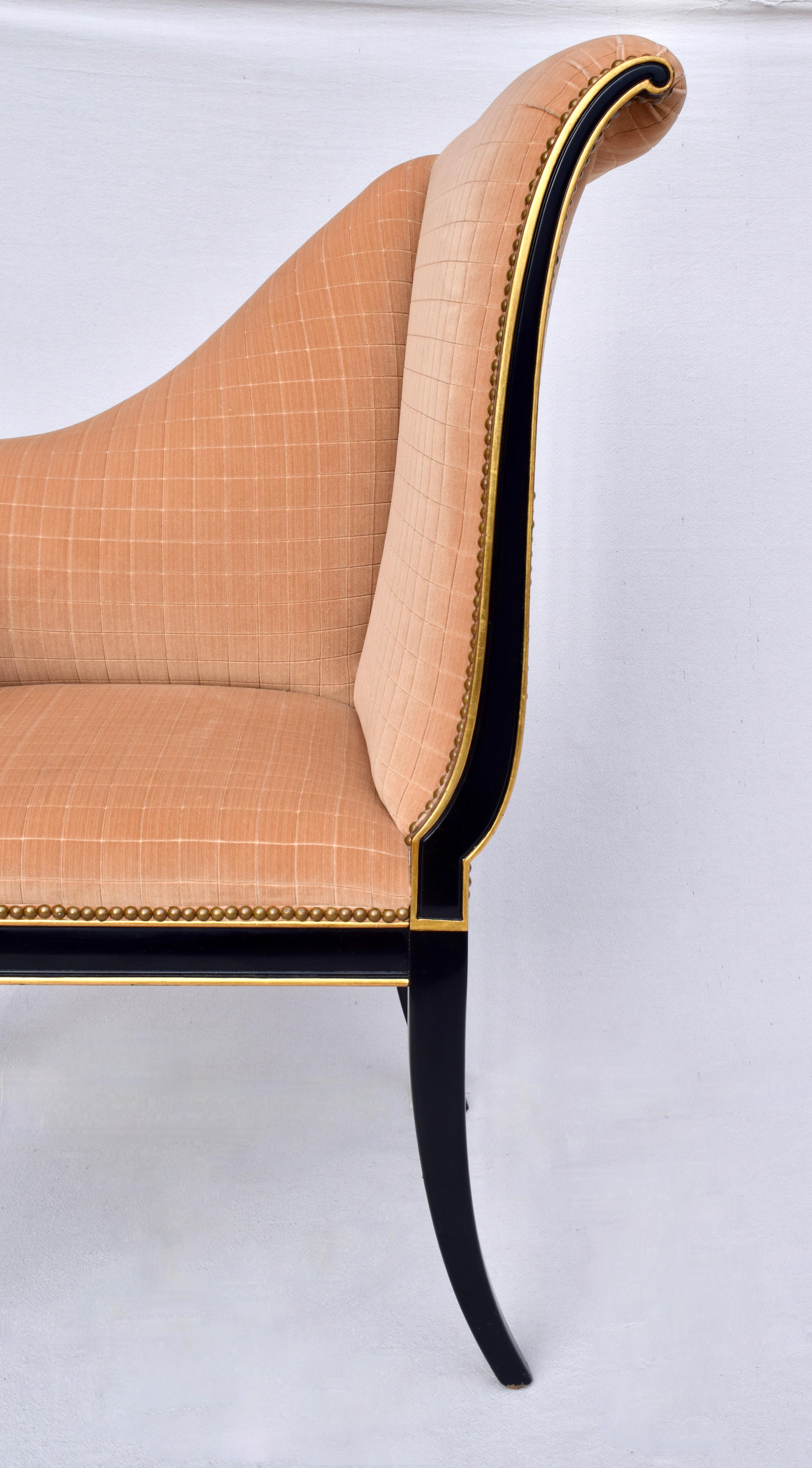 Karges Furniture Parler Deux Right & Left Regency Chairs For Sale 4