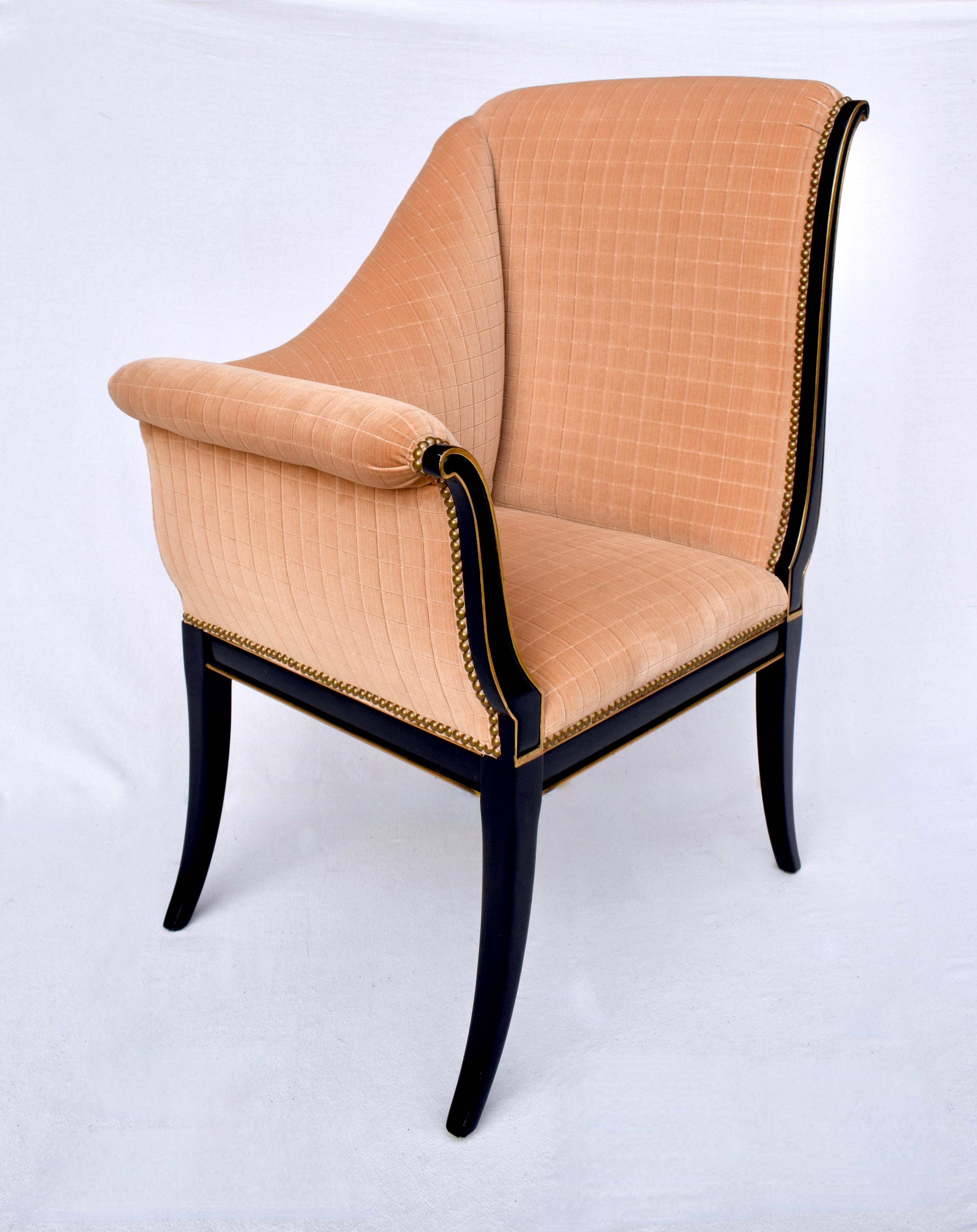 Karges Furniture Parler Deux Right & Left Regency Chairs For Sale 5