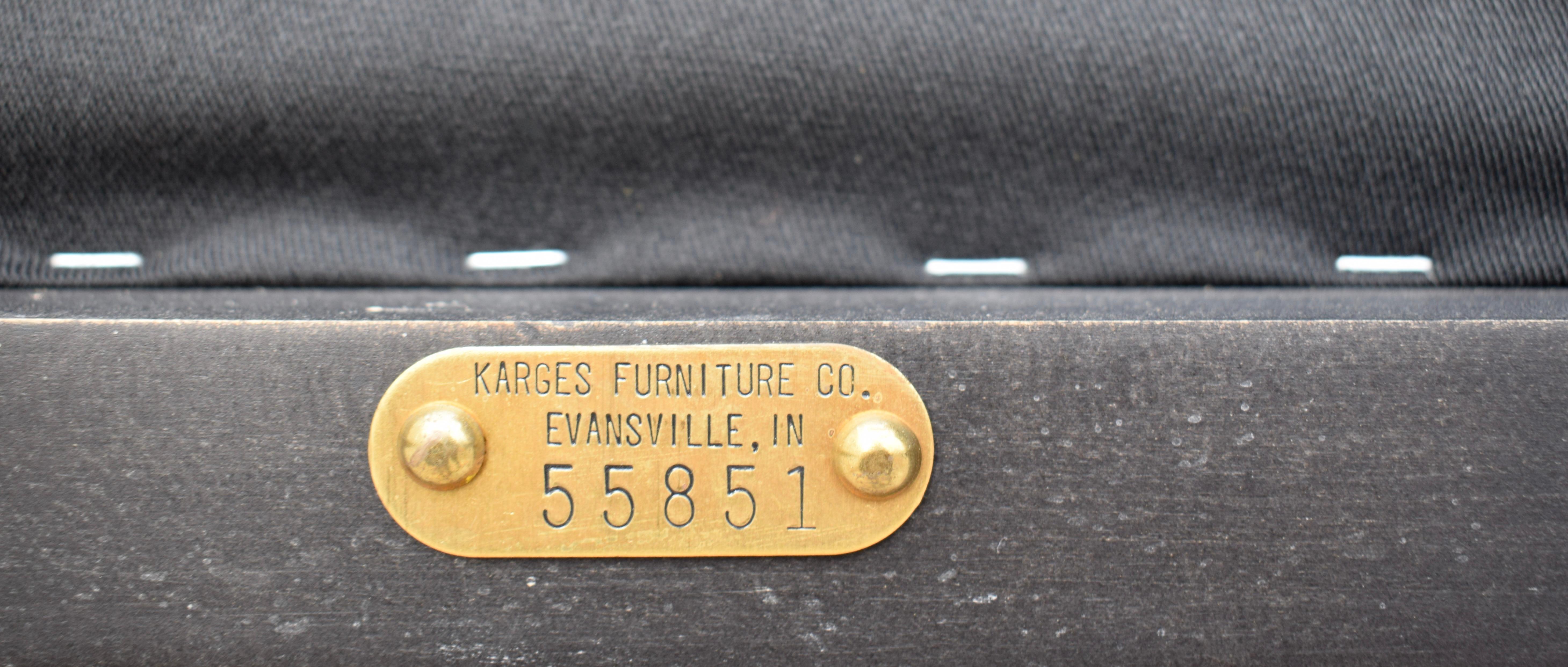 Karges Furniture Parler Deux Right & Left Regency Chairs For Sale 9