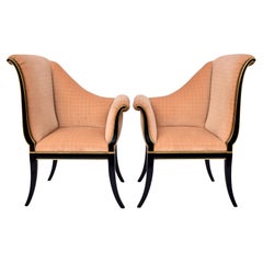 Karges Furniture Parler Deux Right & Left Regency Chairs