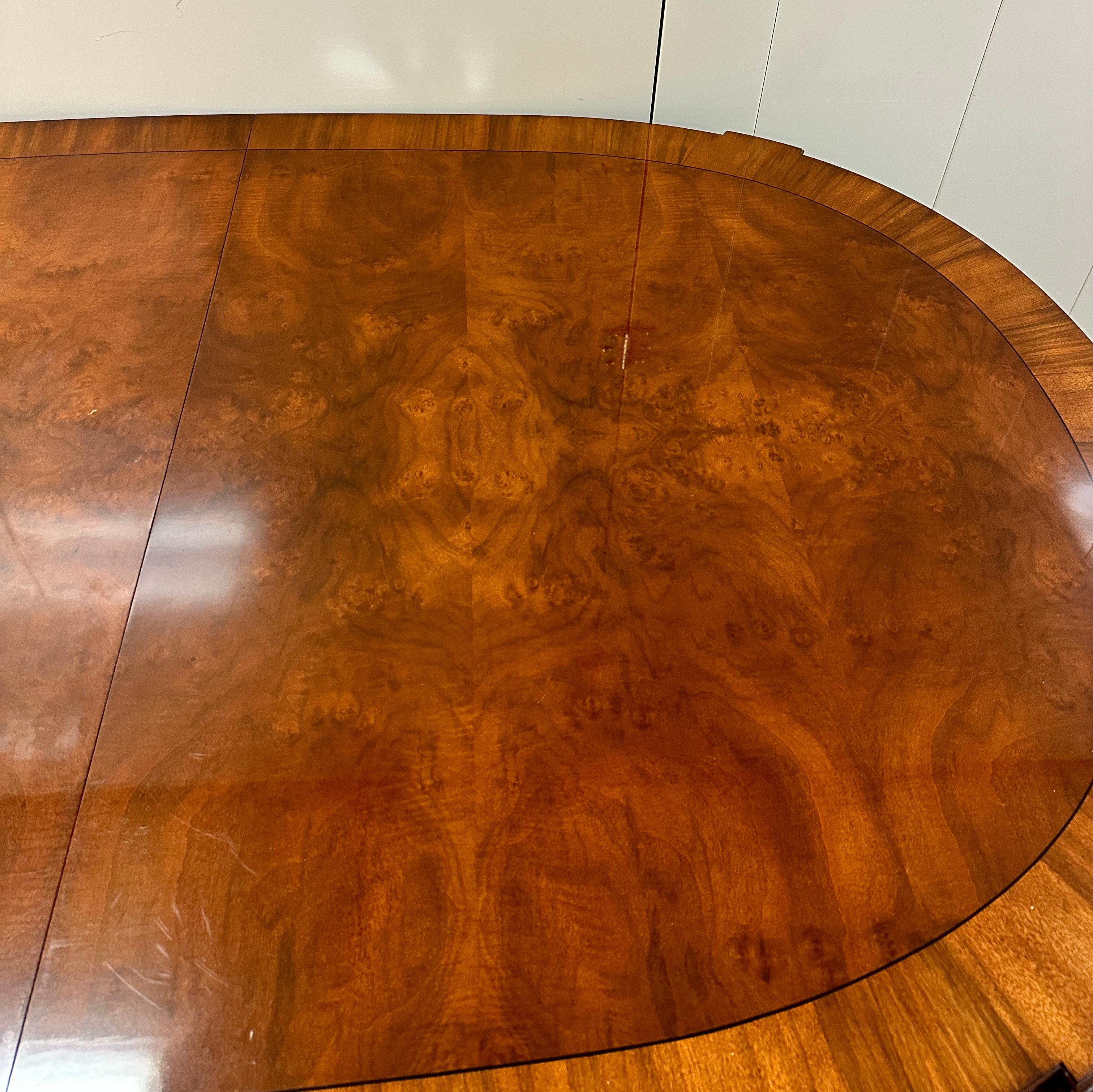 20th Century Karges Louis XVI Gilt And Ebonized Dining Table For Sale