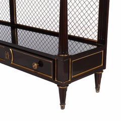 Karges Mahogany Ebony Finish Credenza Signed 20thC