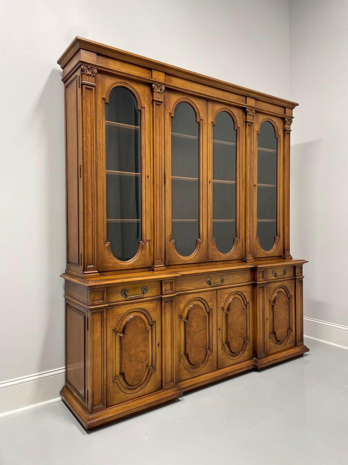 KARGES Mediterranean Style Breakfront China Cabinet 5