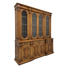 KARGES Mediterranean Style Breakfront China Cabinet