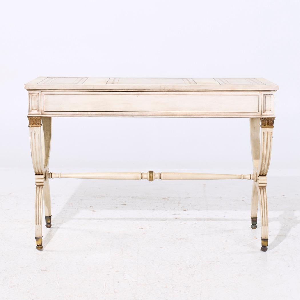 Contemporary Karges Regency Style X Base Writing Desk For Sale