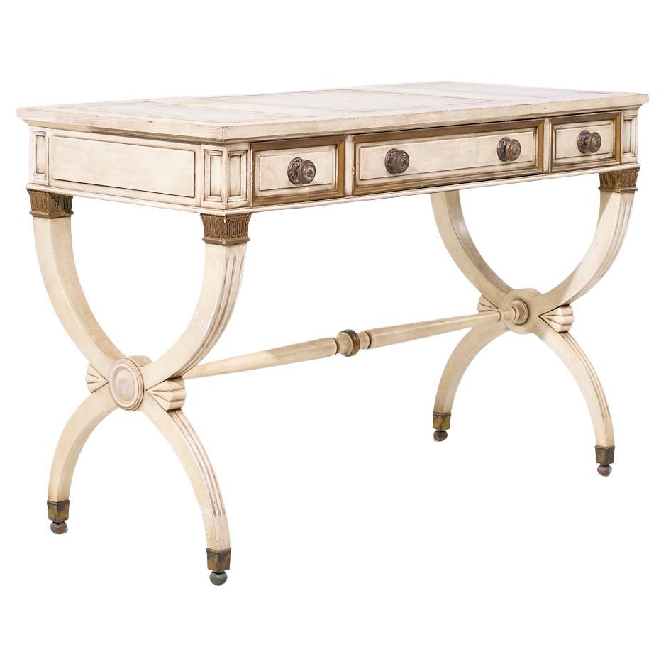 Karges Regency Style X Base Writing Desk For Sale