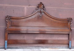 Karges Rococo Style Mahogany King Size Headboard