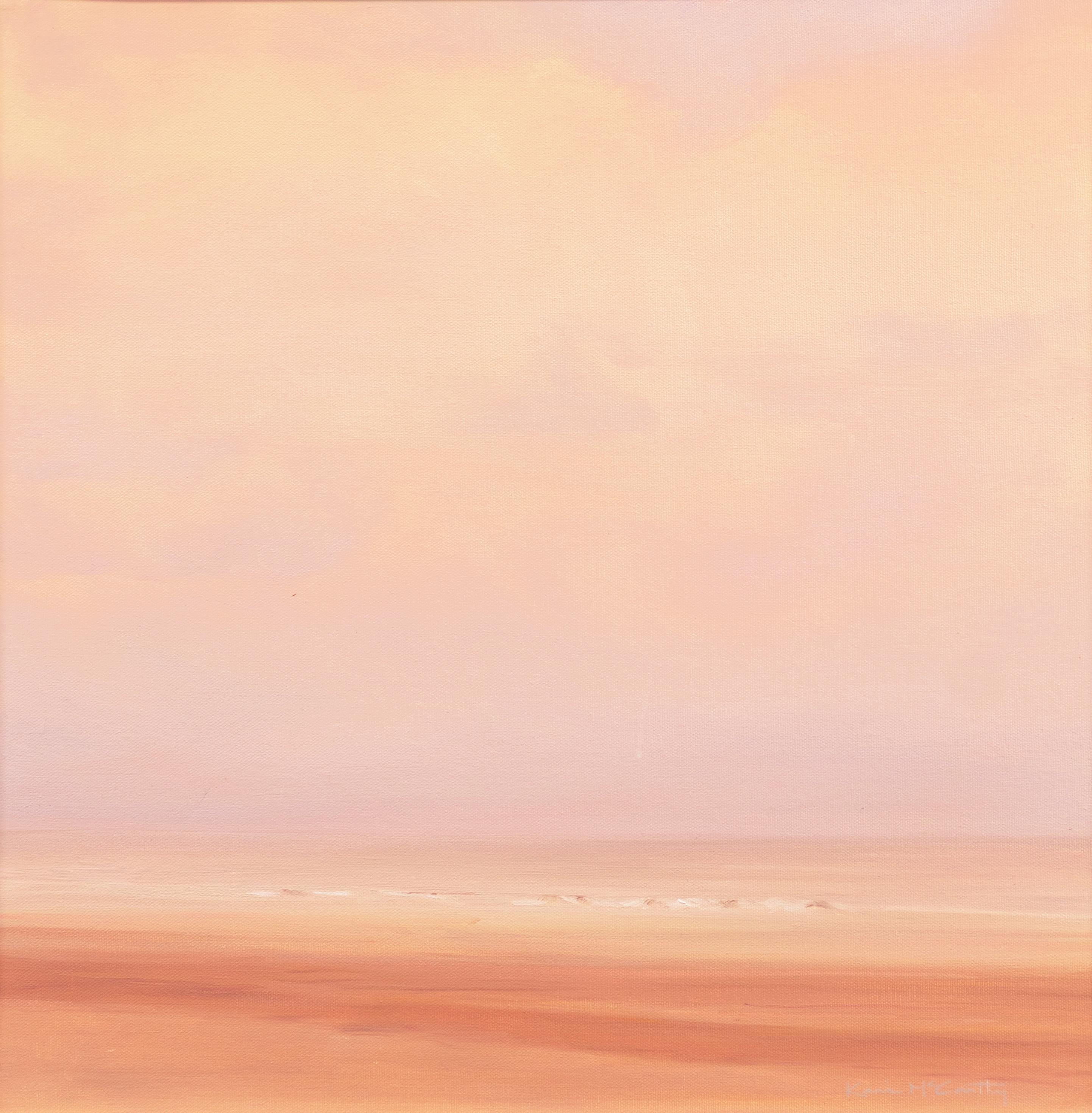 Landscape Painting Kari McCarthy - « Beach at Honfleur », artiste hawaïenne, Giverny, San Francisco Art Academy