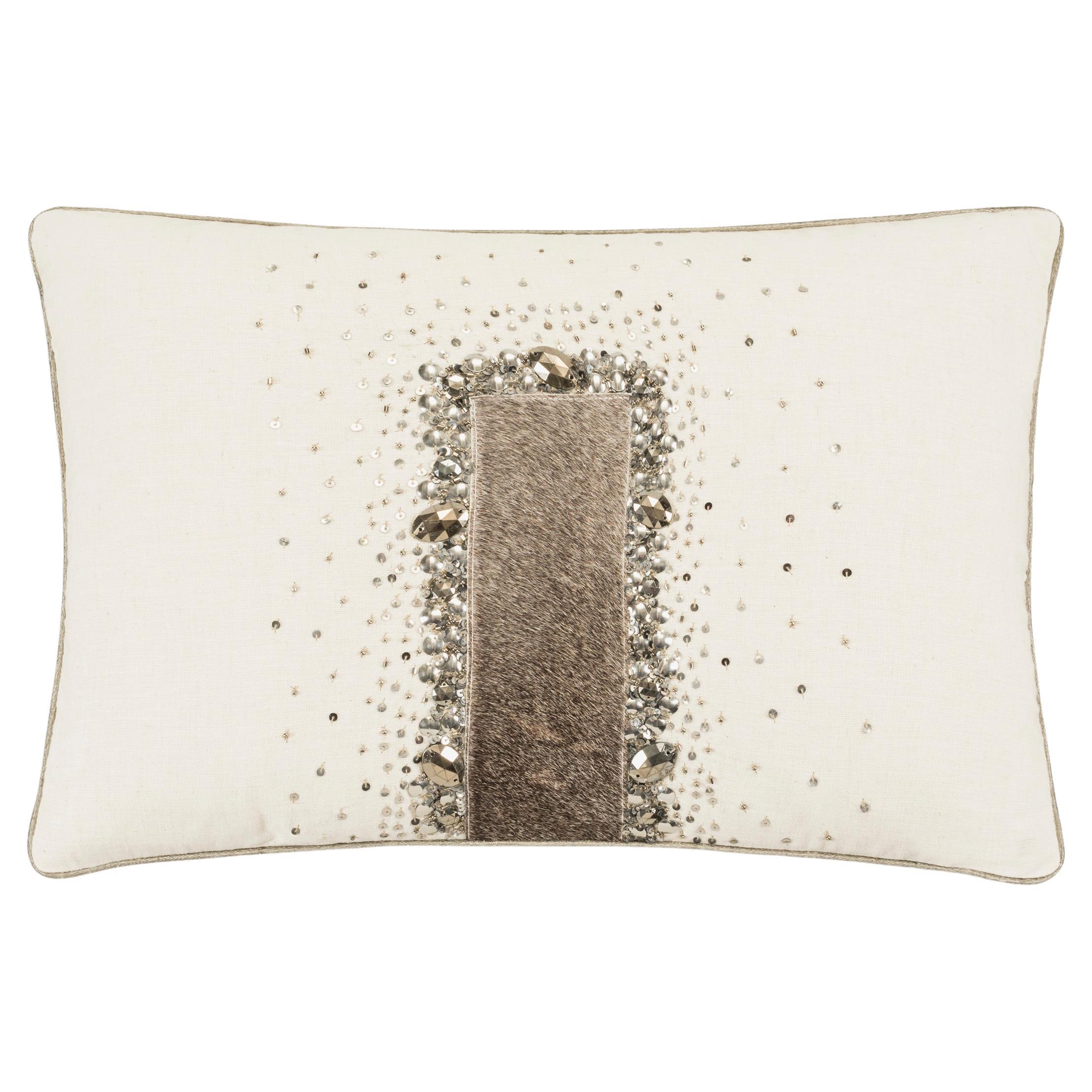 Karia Wheat Linen Lumbar Pillow For Sale