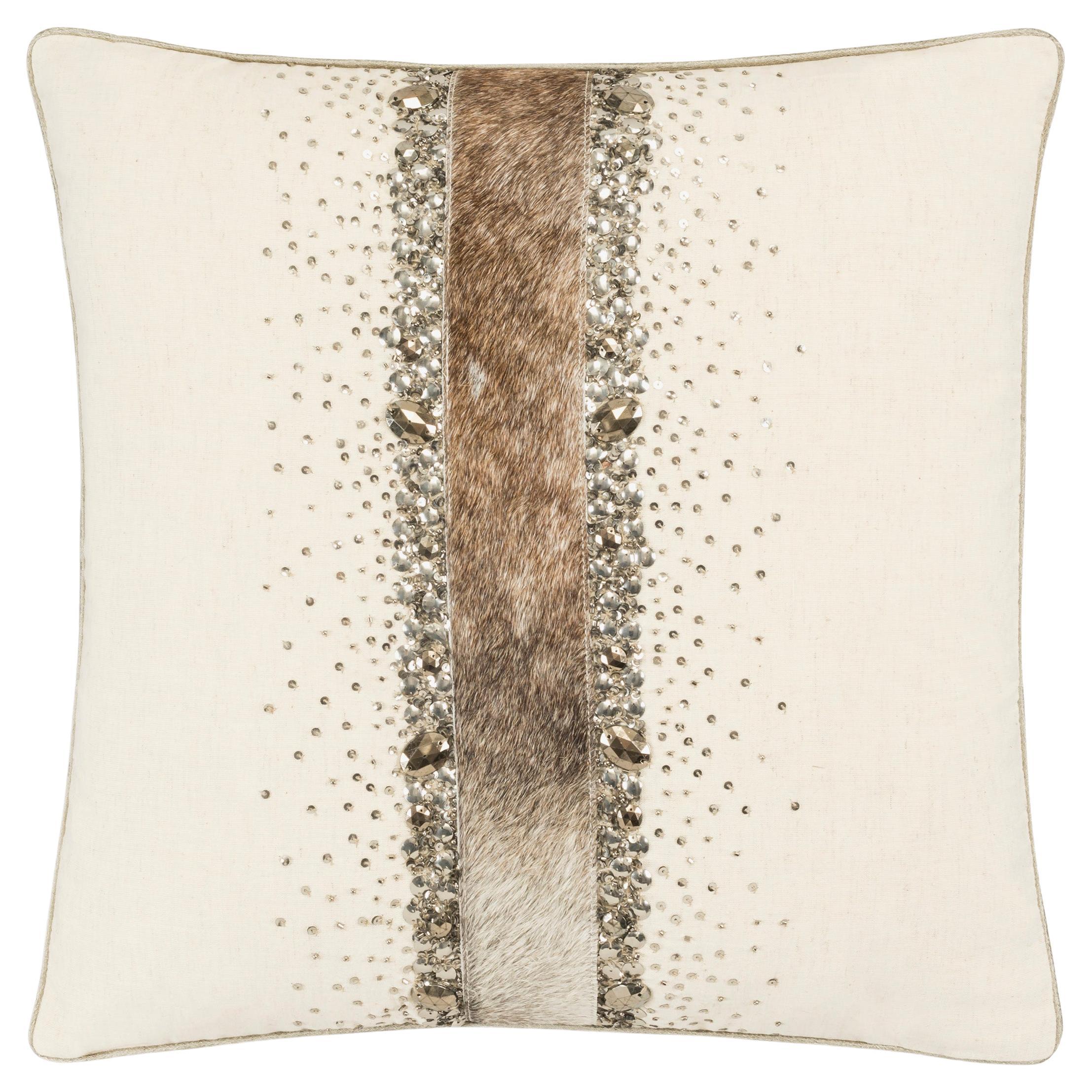 Karia Wheat Linen Pillow For Sale