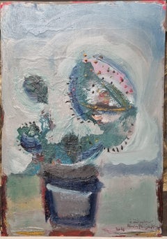 Cactus su blu