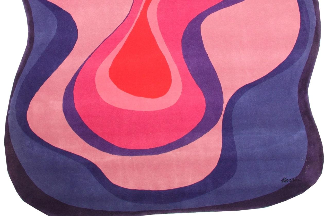 Other Karim Rashid, 'Abstract 003 Pink' Rug For Sale