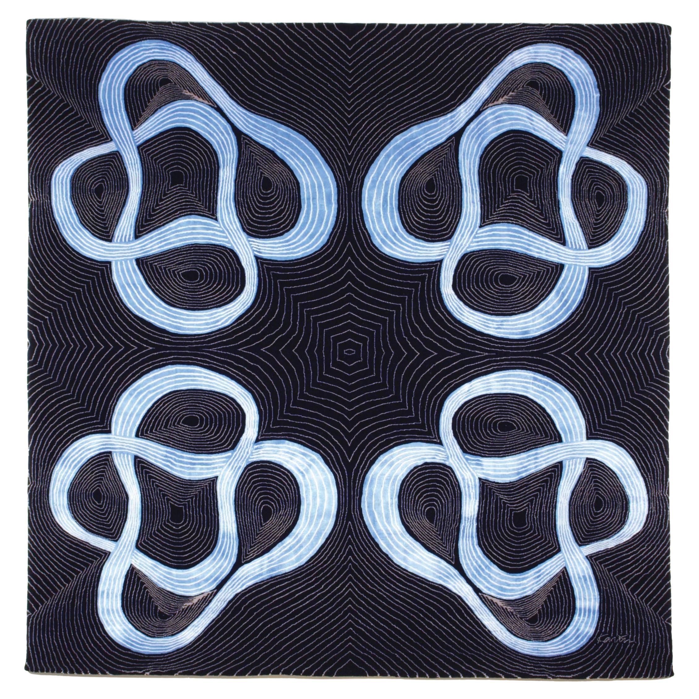 Karim Rashid, „Fusion Blue“ Teppich