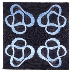 Retro Karim Rashid, 'Fusion Blue' Rug