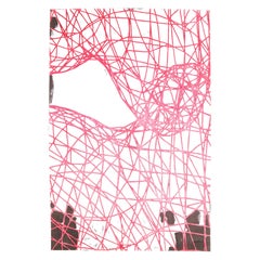 Vintage Karim Rashid, 'Mobius Pink' Rug