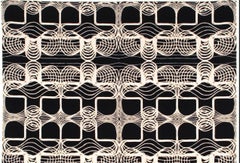 Karim Rashid, 'Myriad Black' Rug