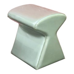 Karim Rashid Silver Vinyl Shroom Stool for IDEE Limited Edition Signed Numbered