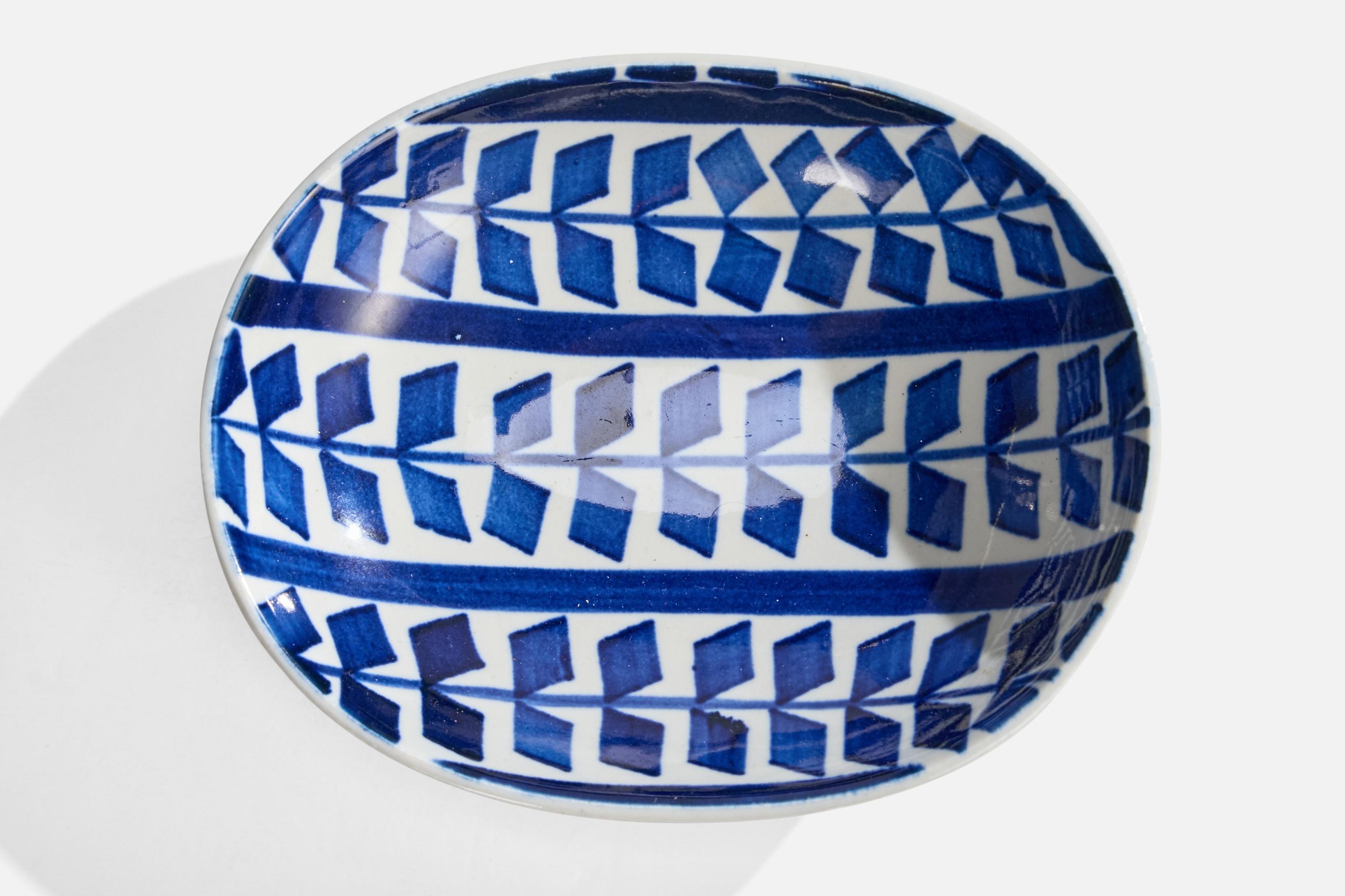 Karin Björquist, Plat, Grès, Suède, années 1950 Bon état - En vente à High Point, NC