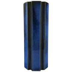 Karin Björquist for Gustavsberg, Large "Octagon" Vase in Glazed Ceramics, 1960s