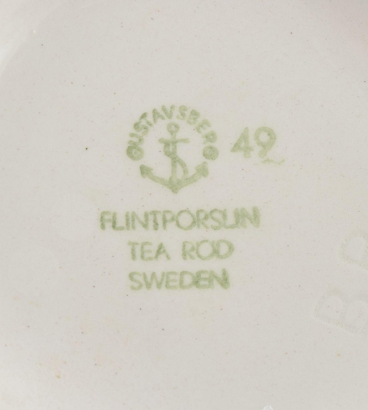 Porcellana Karin Björquist per Gustavsberg. Teiera 