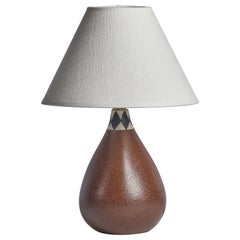 Karin Björquist, Table Lamp, Stoneware, Sweden, 1960s